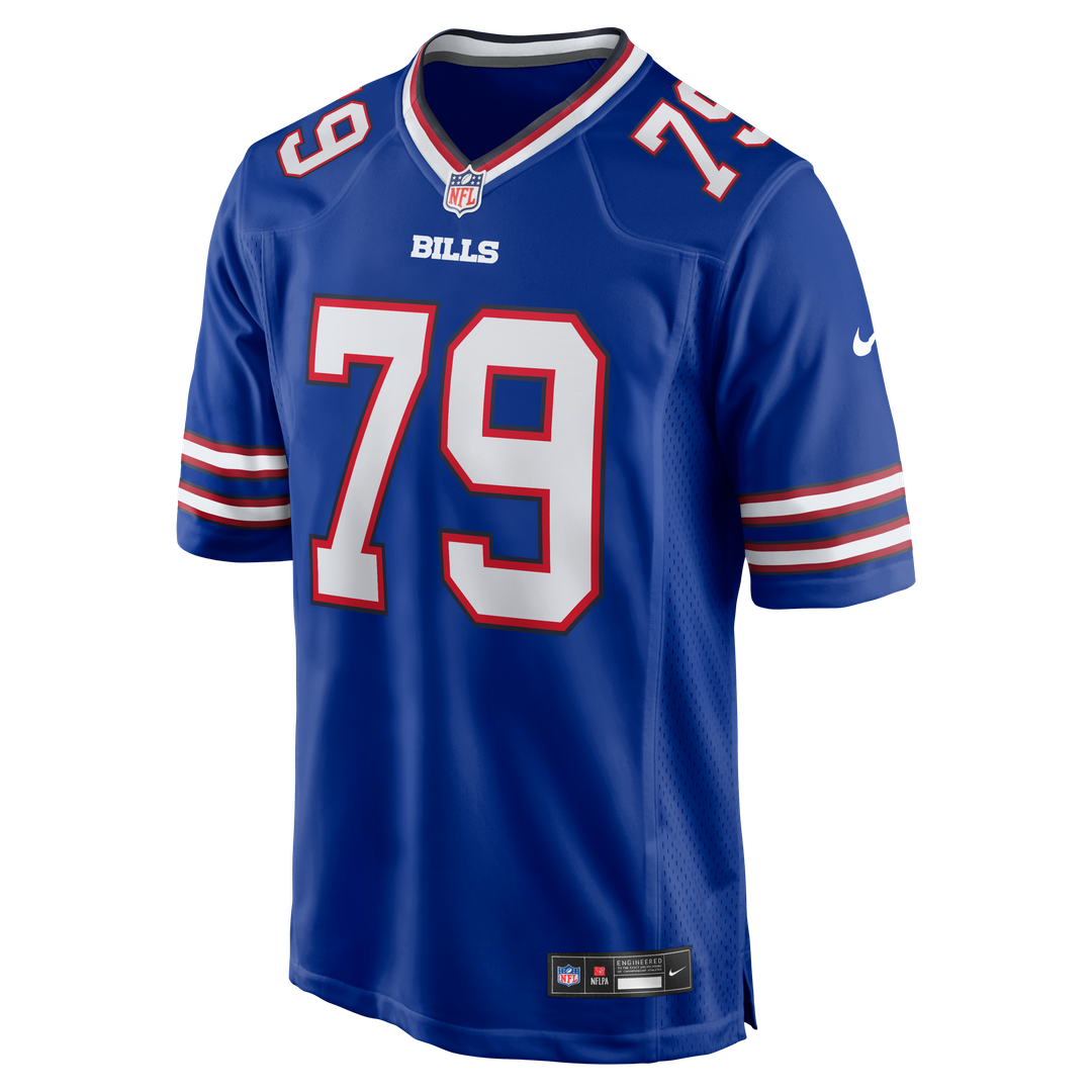 Ruben Brown Buffalo Bills Royal Game Retired Player Jersey