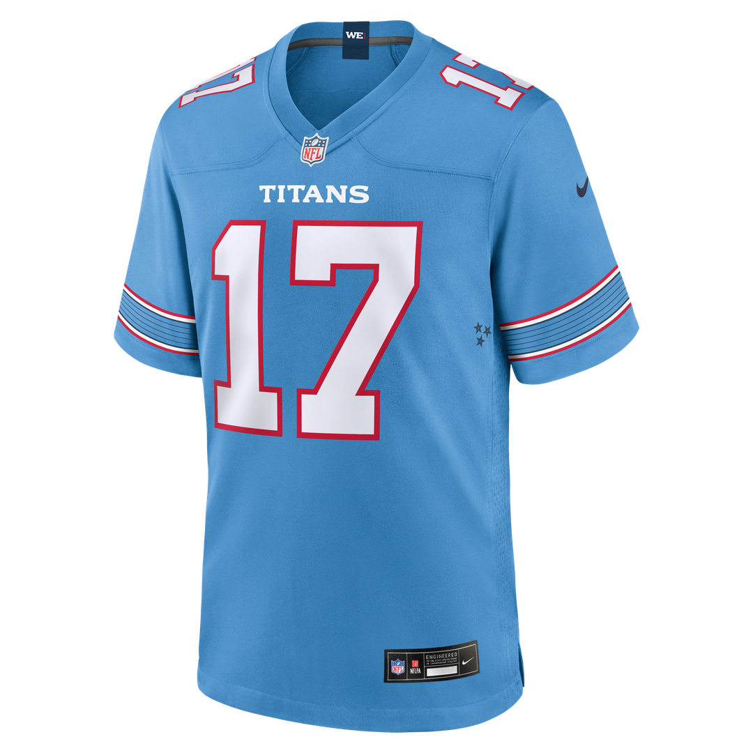 Chimere Dike Tennessee Titans Light Blue Team Game Jersey