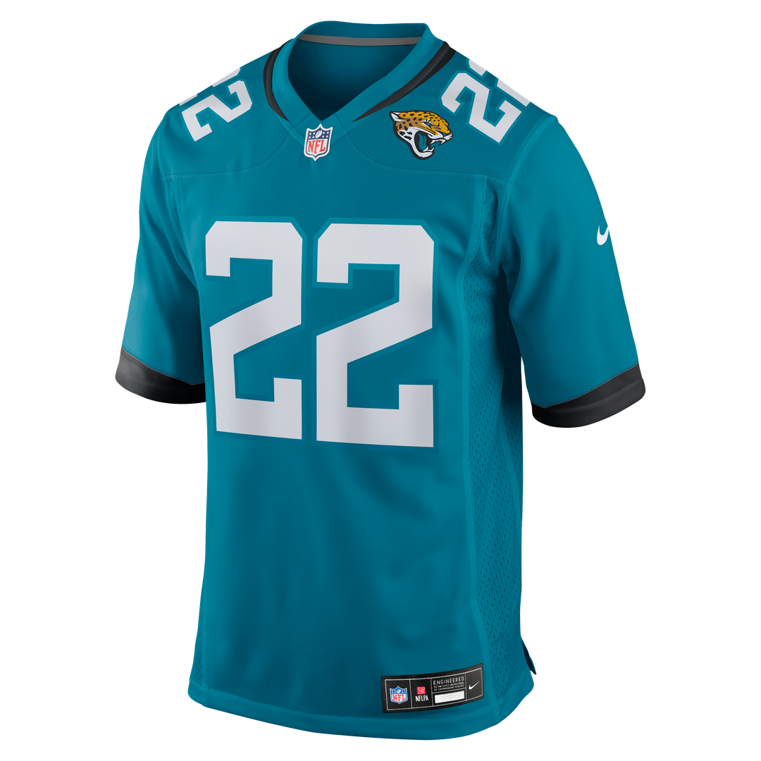 Jarrian Jones Jacksonville Jaguars Teal Team Game Jersey