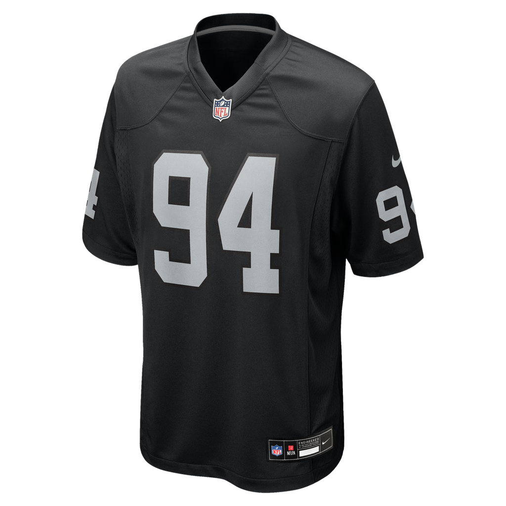 Christian Wilkins Las Vegas Raiders Black Team Game Jersey