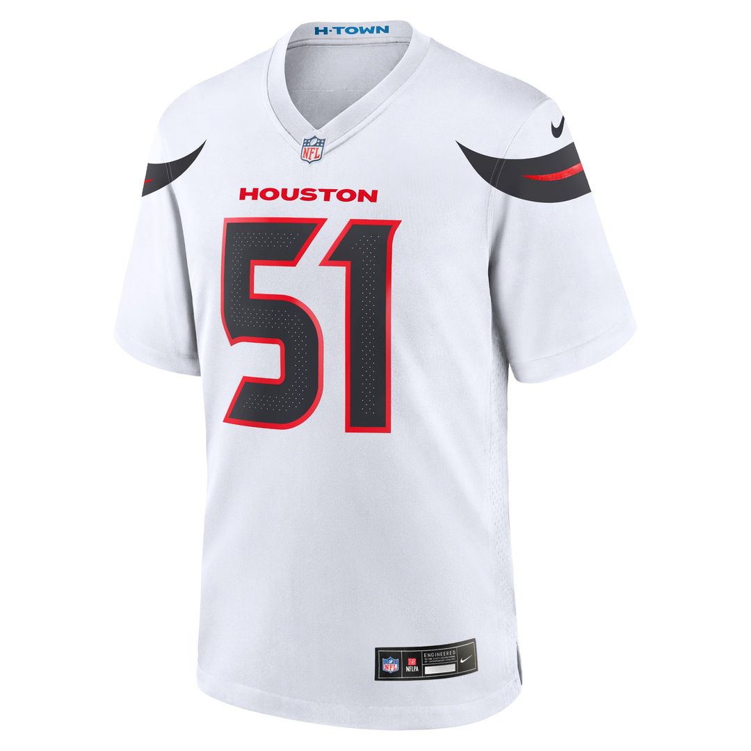 Will Anderson Jr. Houston Texans White Game Jersey