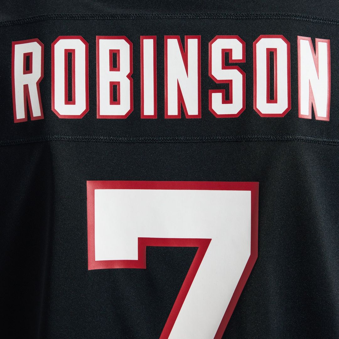 Bijan Robinson Atlanta Falcons Black Throwback Game Jersey