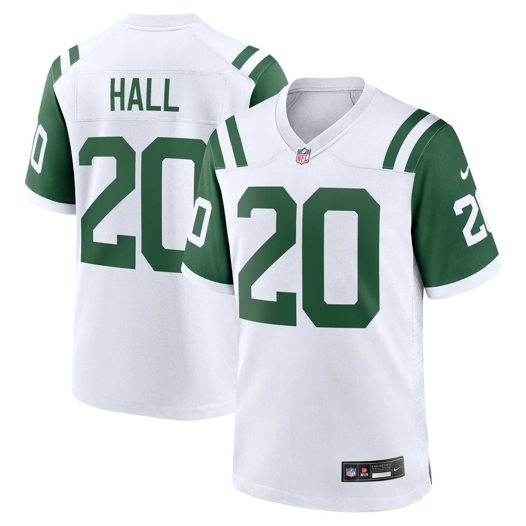 Breece Hall New York Jets White Classic Alternate Game Jersey