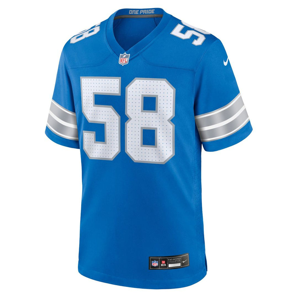 Penei Sewell Detroit Lions Black 2nd Alternate Game Jersey