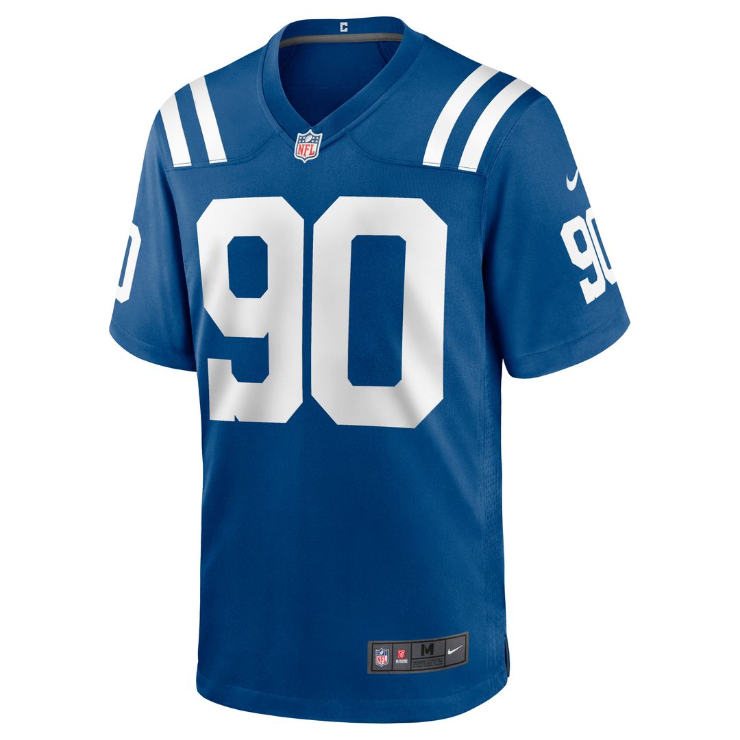 Grover Stewart Indianapolis Colts Blue Alternate Game Jersey