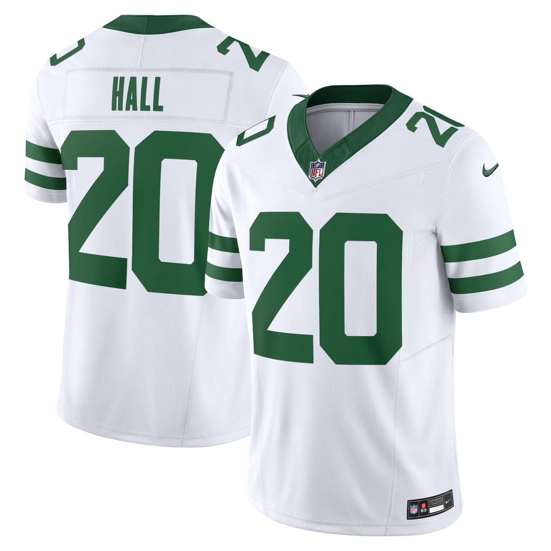 Breece Hall New York Jets Legacy White Vapor F.U.S.E. Limited Jersey