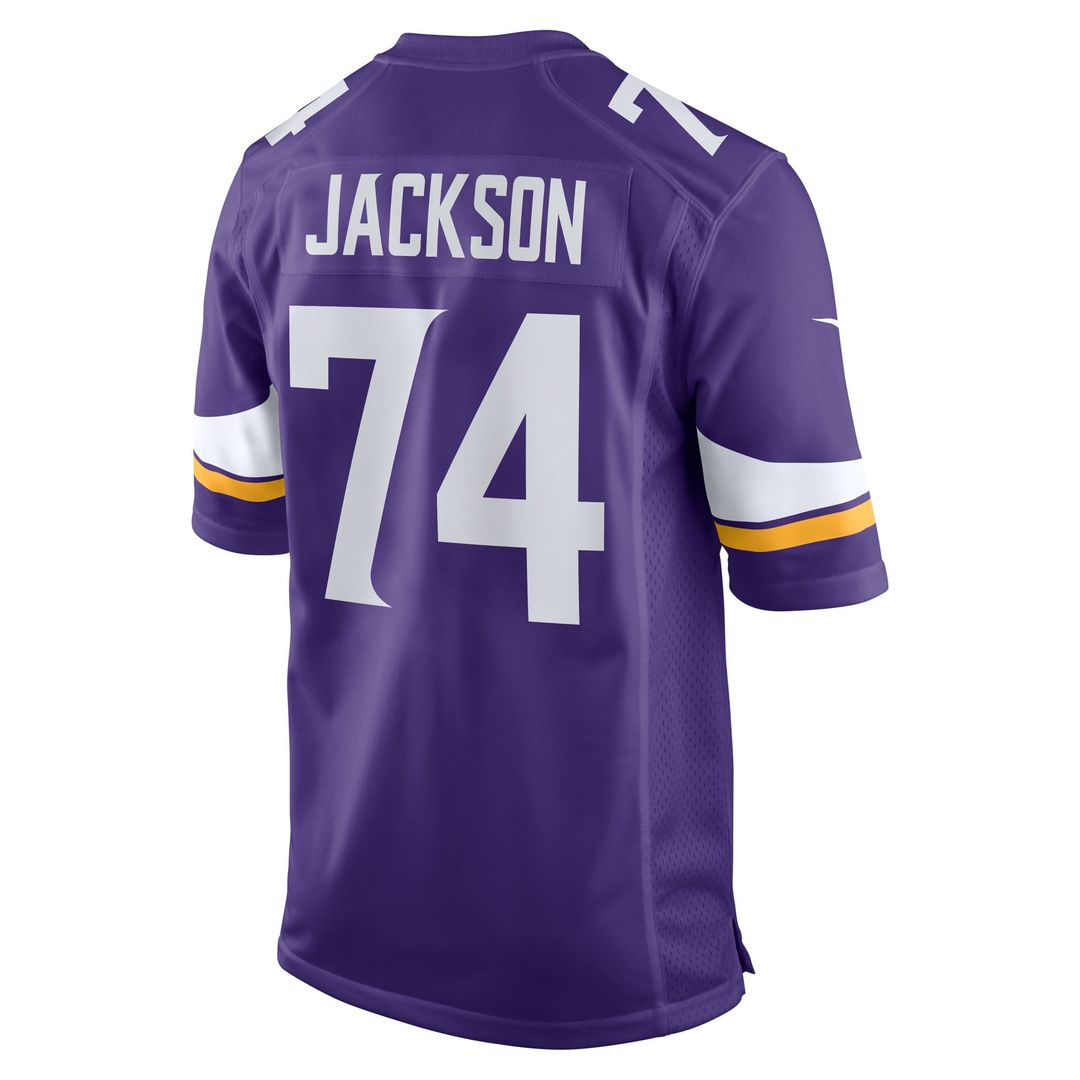 Donovan Jackson Minnesota Vikings Purple Game Player Jersey