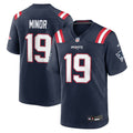 Kobee Minor New England Patriots Navy Team Game Jersey