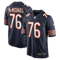 Steve McMichael Chicago Bears Navy Retired Player Game Jersey