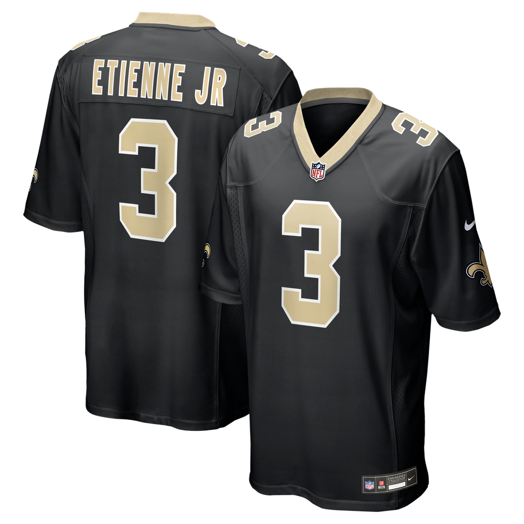 Travis Etienne Jr New Orleans Saints Black Game Jersey