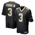 Travis Etienne Jr New Orleans Saints Black Game Jersey