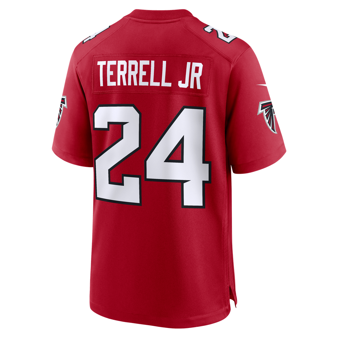 A.J. Terrell Atlanta Falcons Red Game Jersey