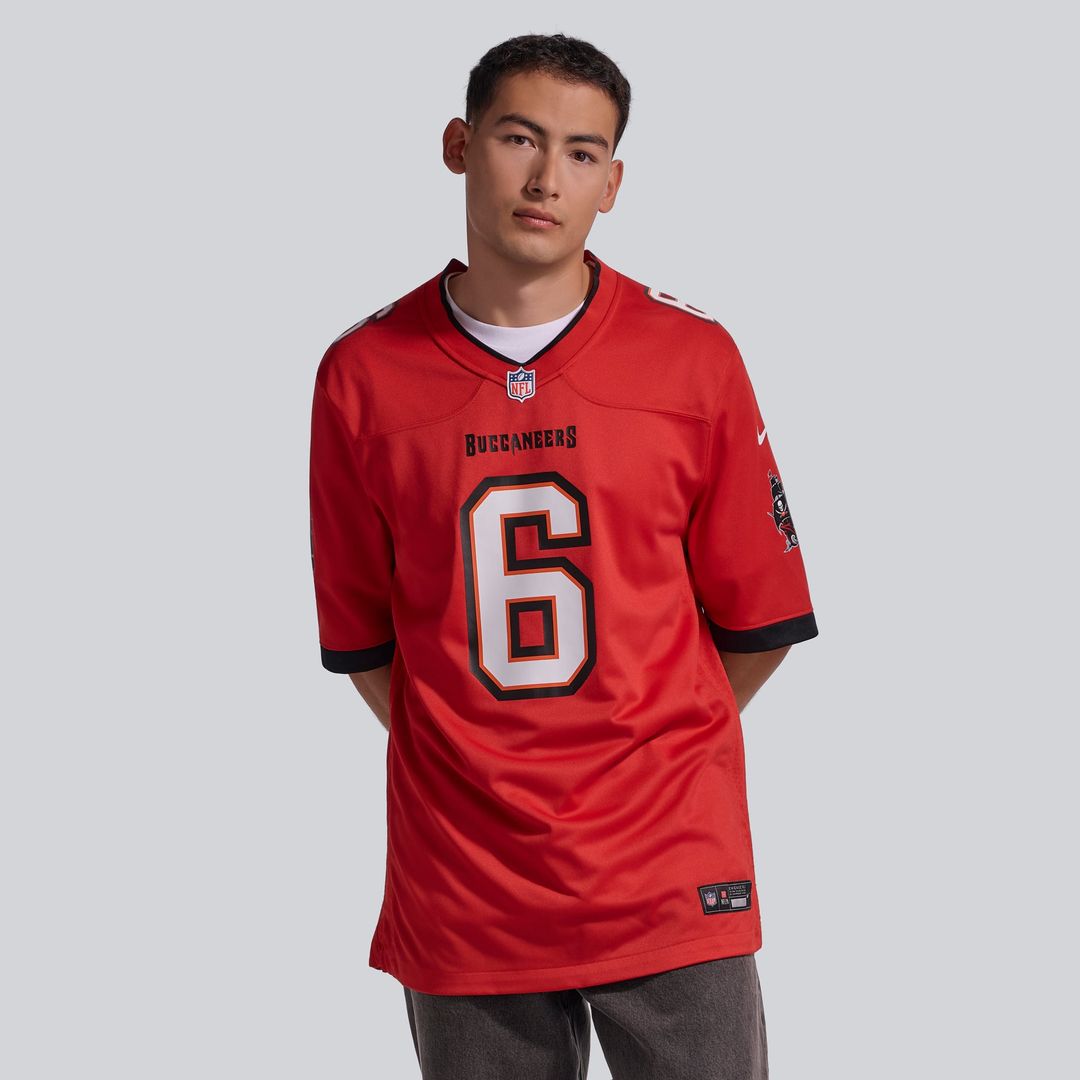 Baker Mayfield Tampa Bay Buccaneers Pewter Alternate Game Player Jersey