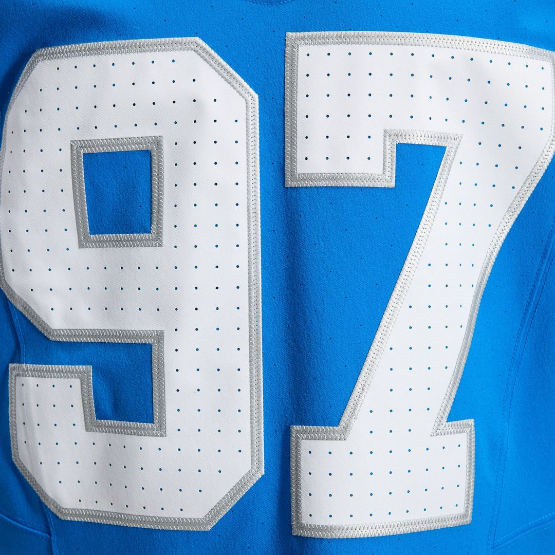 Aidan Hutchinson Detroit Lions Blue Alternate Vapor F.U.S.E. Elite Jersey