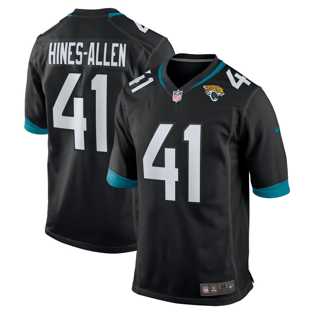 Josh Hines-Allen Jacksonville Jaguars Black Alternate Game Jersey