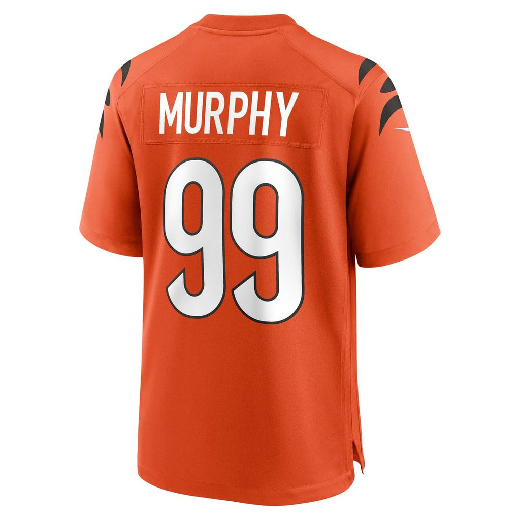 Myles Murphy Cincinnati Bengals Orange Alternate Game Jersey