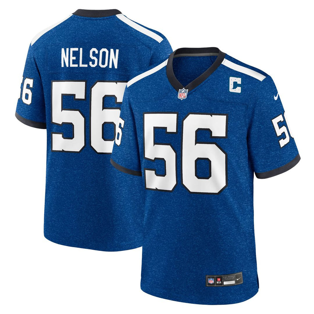 Quenton Nelson Indianapolis Colts Royal Indiana Nights Alternate Game Jersey