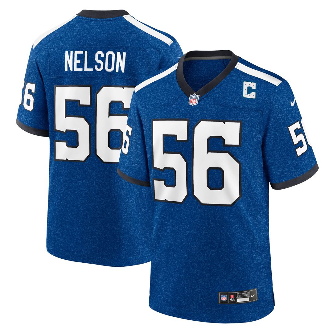 Quenton Nelson Indianapolis Colts Royal Indiana Nights Alternate Game Jersey