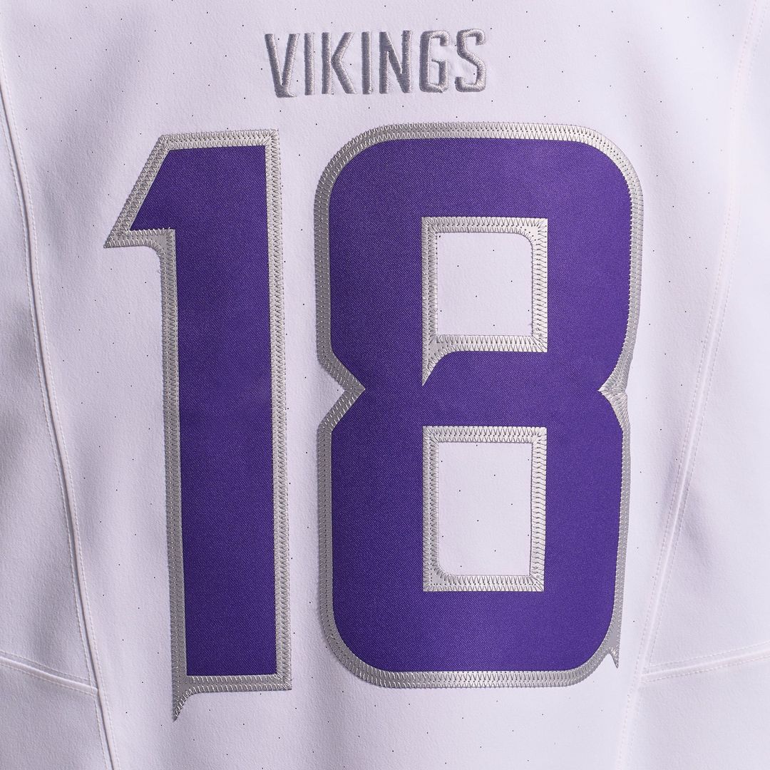 Justin Jefferson Minnesota Vikings White Alternate Vapor F.U.S.E. Elite Player Jersey