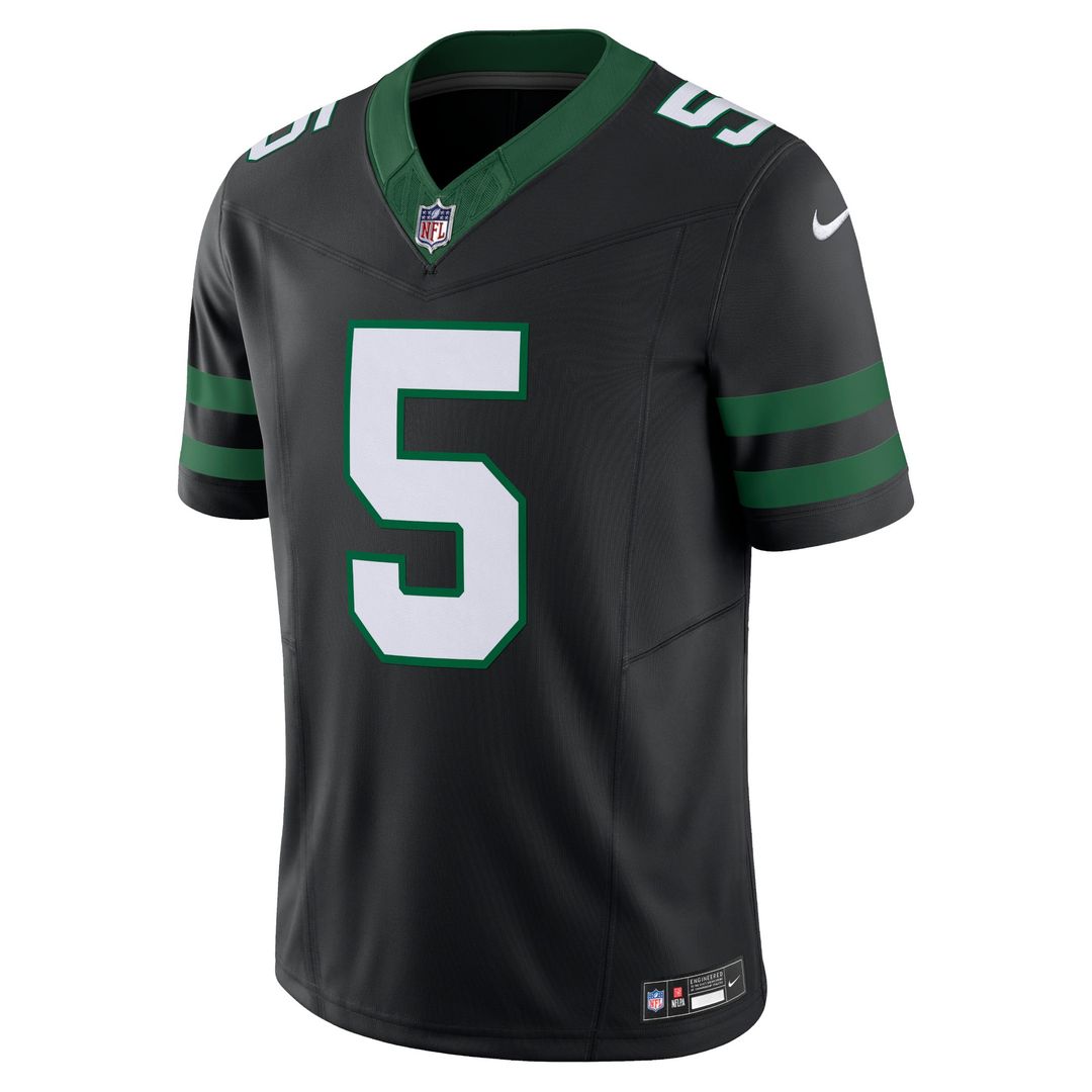Garrett Wilson New York Jets Legacy Green Vapor F.U.S.E. Limited Jersey