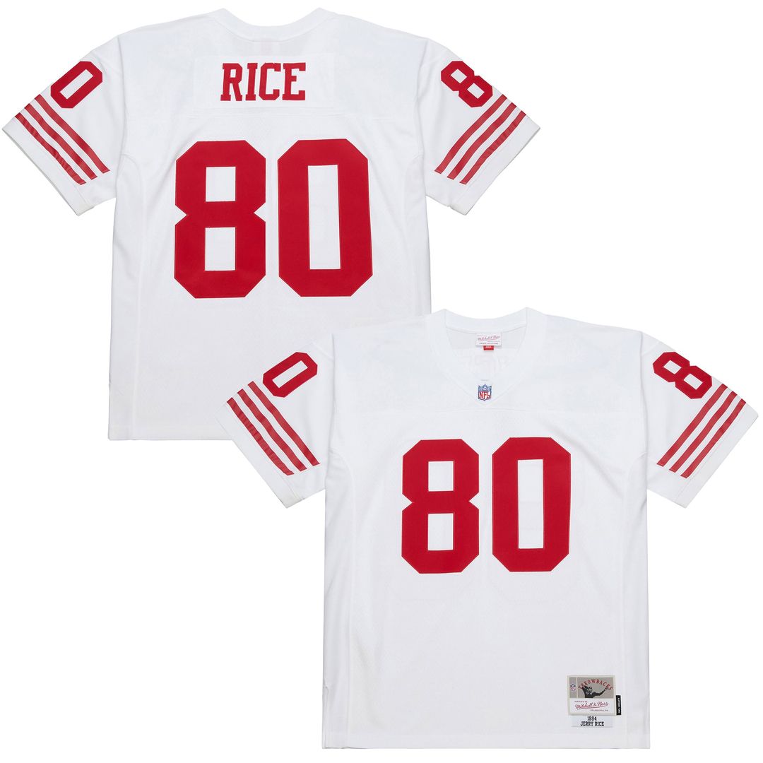 Jerry Rice San Francisco 49ers White 1994 Legacy Replica Jersey