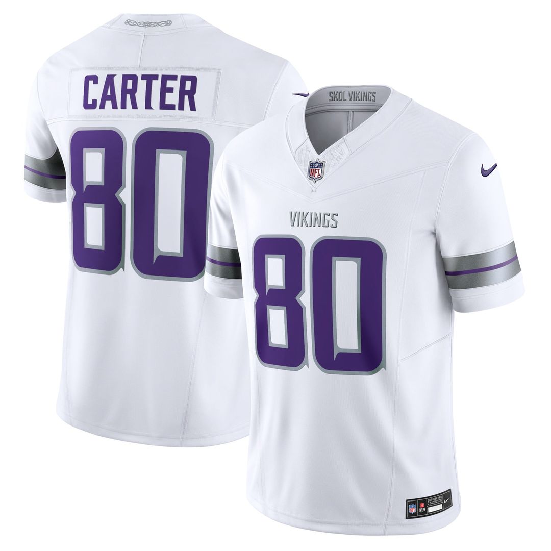 Cris Carter Minnesota Vikings White Alternate Vapor F.U.S.E. Retired Player Limited Jersey