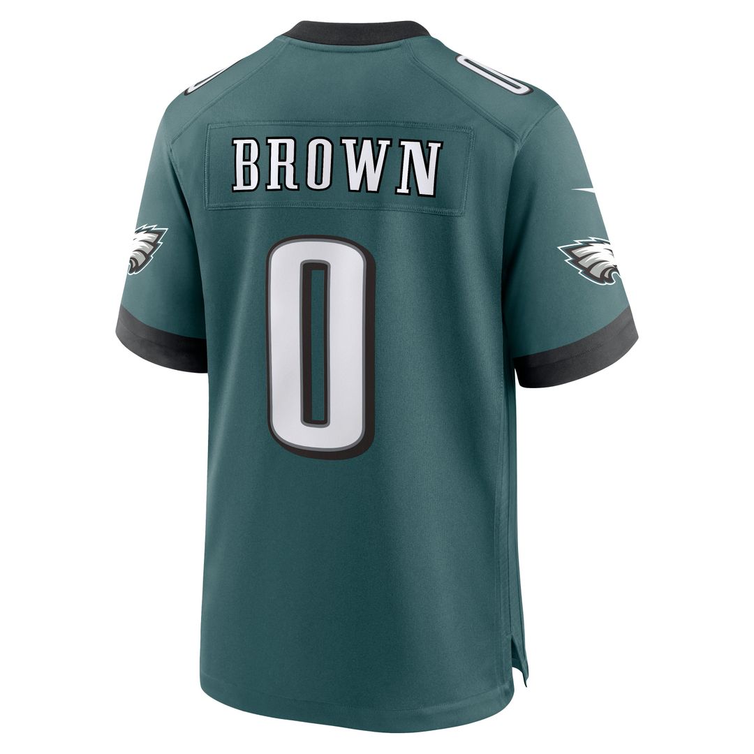 Marquise Brown Philadelphia Eagles Midnight Green Team Game Jersey