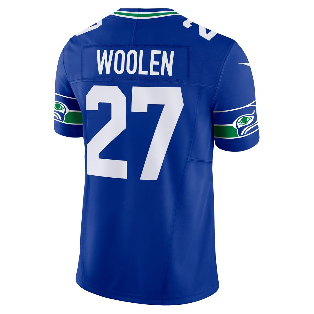 Tariq Woolen Seattle Seahawks Royal Alternate Vapor F.U.S.E. Limited Jersey
