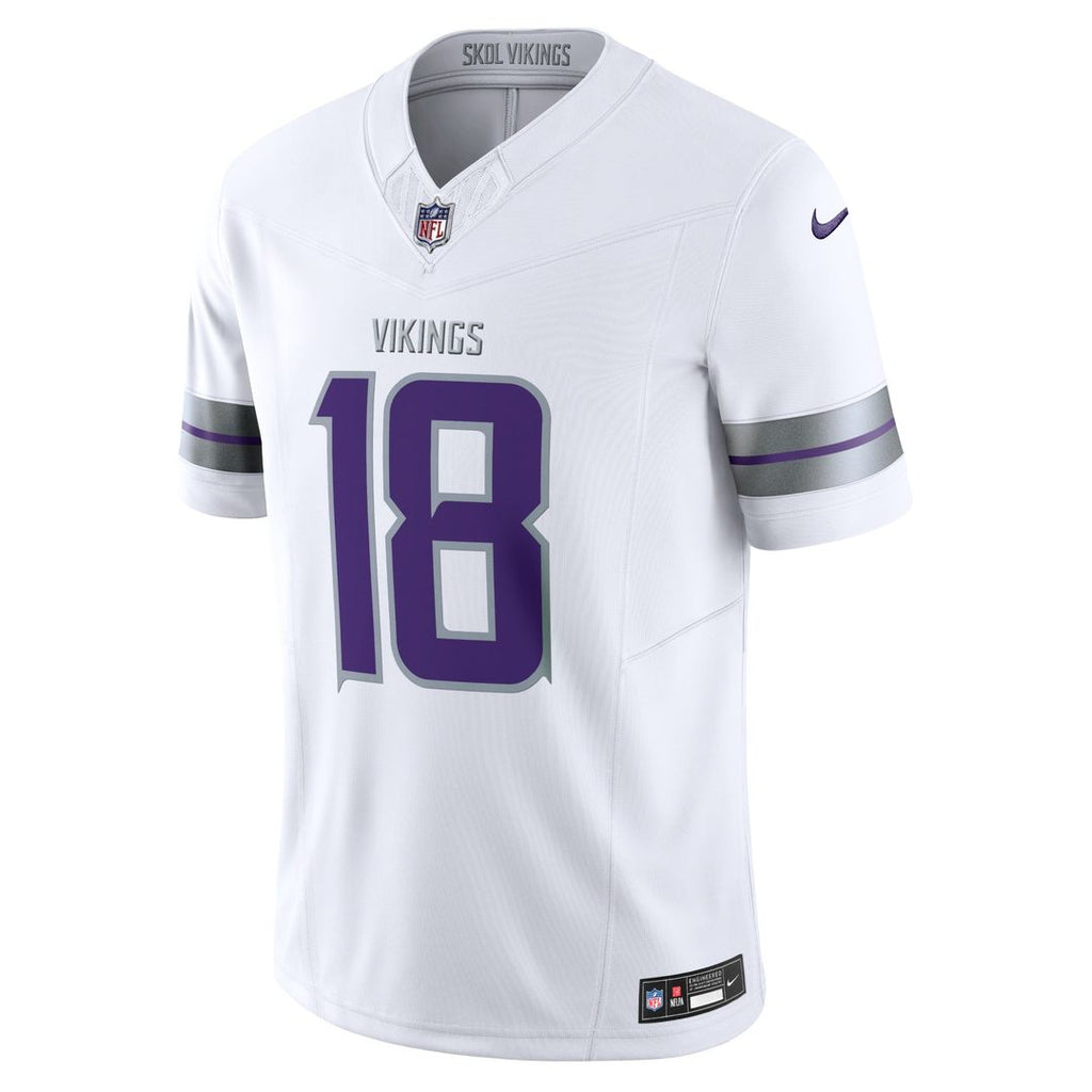 Justin Jefferson Minnesota Vikings White Alternate Vapor F.U.S.E. Limited Jersey