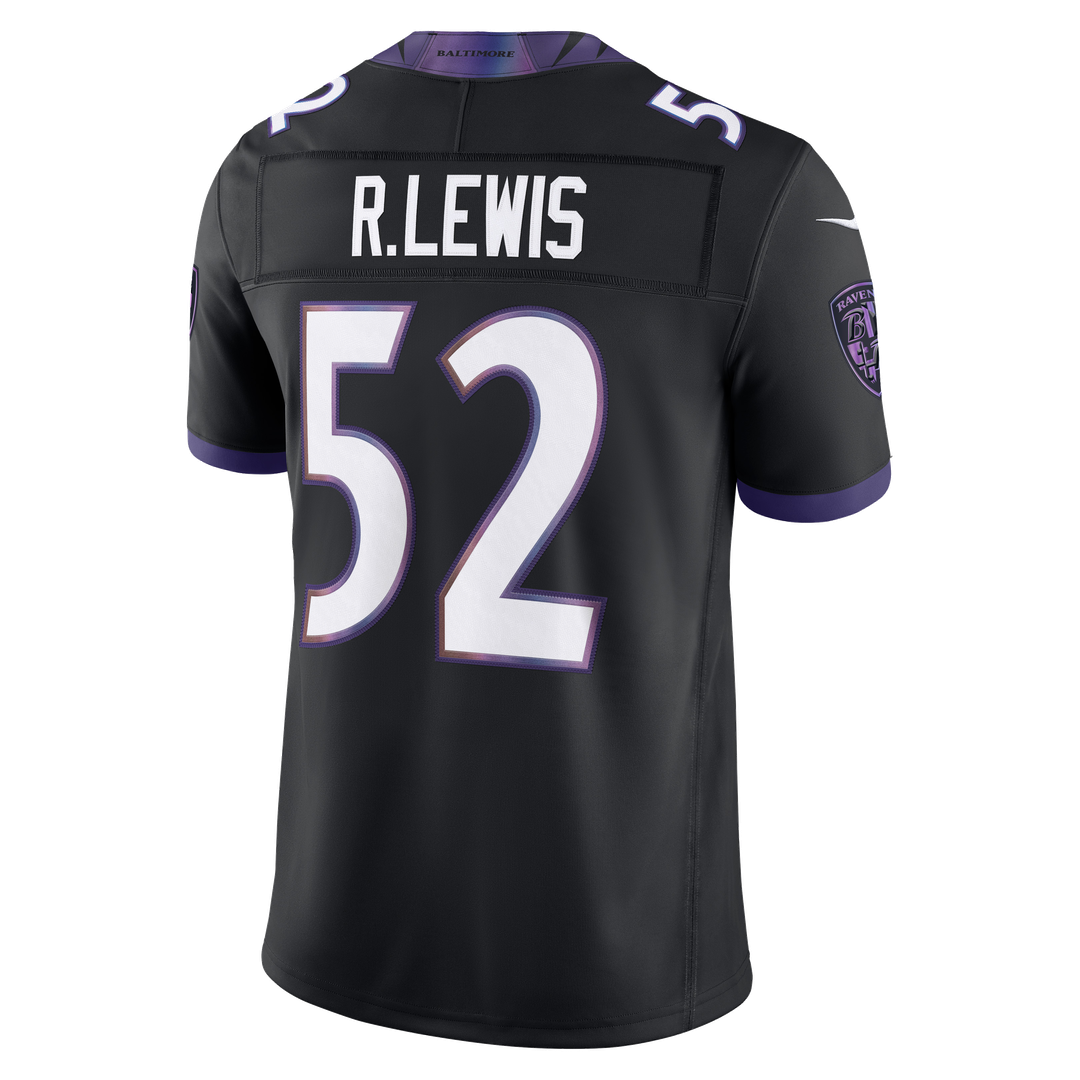 Ray Lewis Baltimore Ravens Purple Vapor F.U.S.E. Stitched Retired Limited Jersey