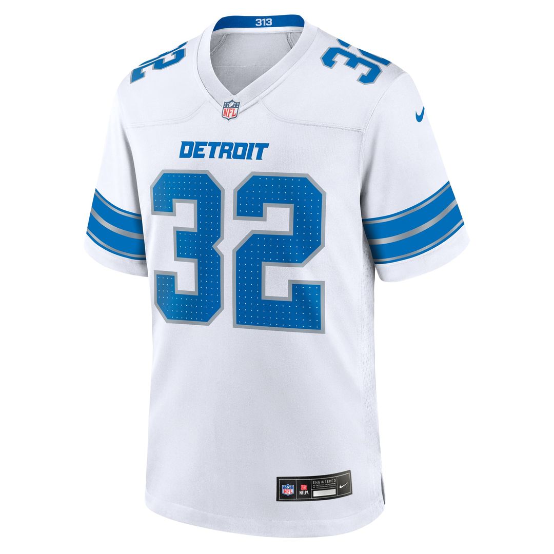 Brian Branch Detroit Lions White White Game Jersey
