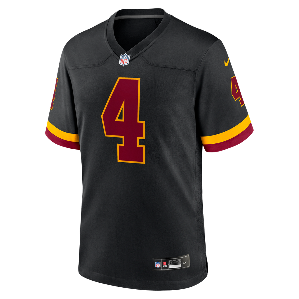 Frankie Luvu Washington Commanders Black Hail Raiser Alternate Game Jersey