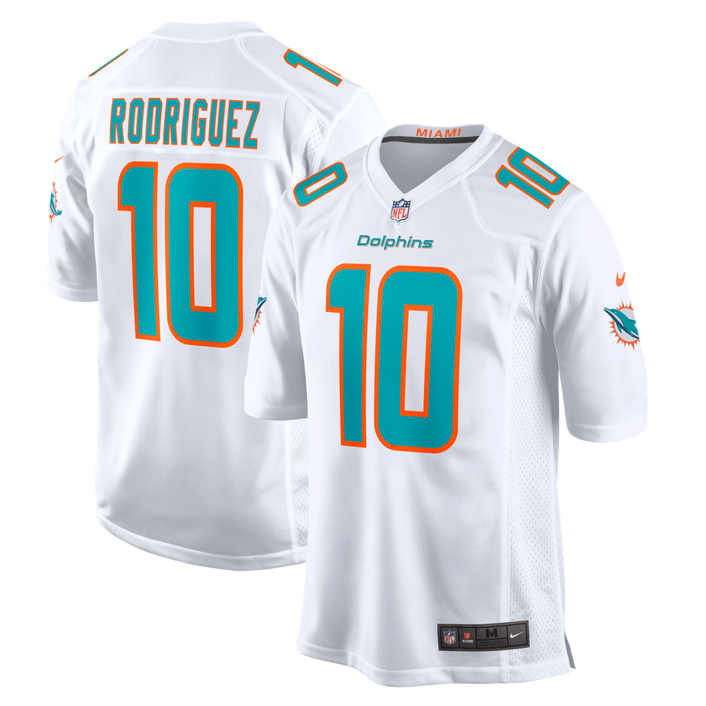 Jacob Rodriguez Miami Dolphins White Game Jersey