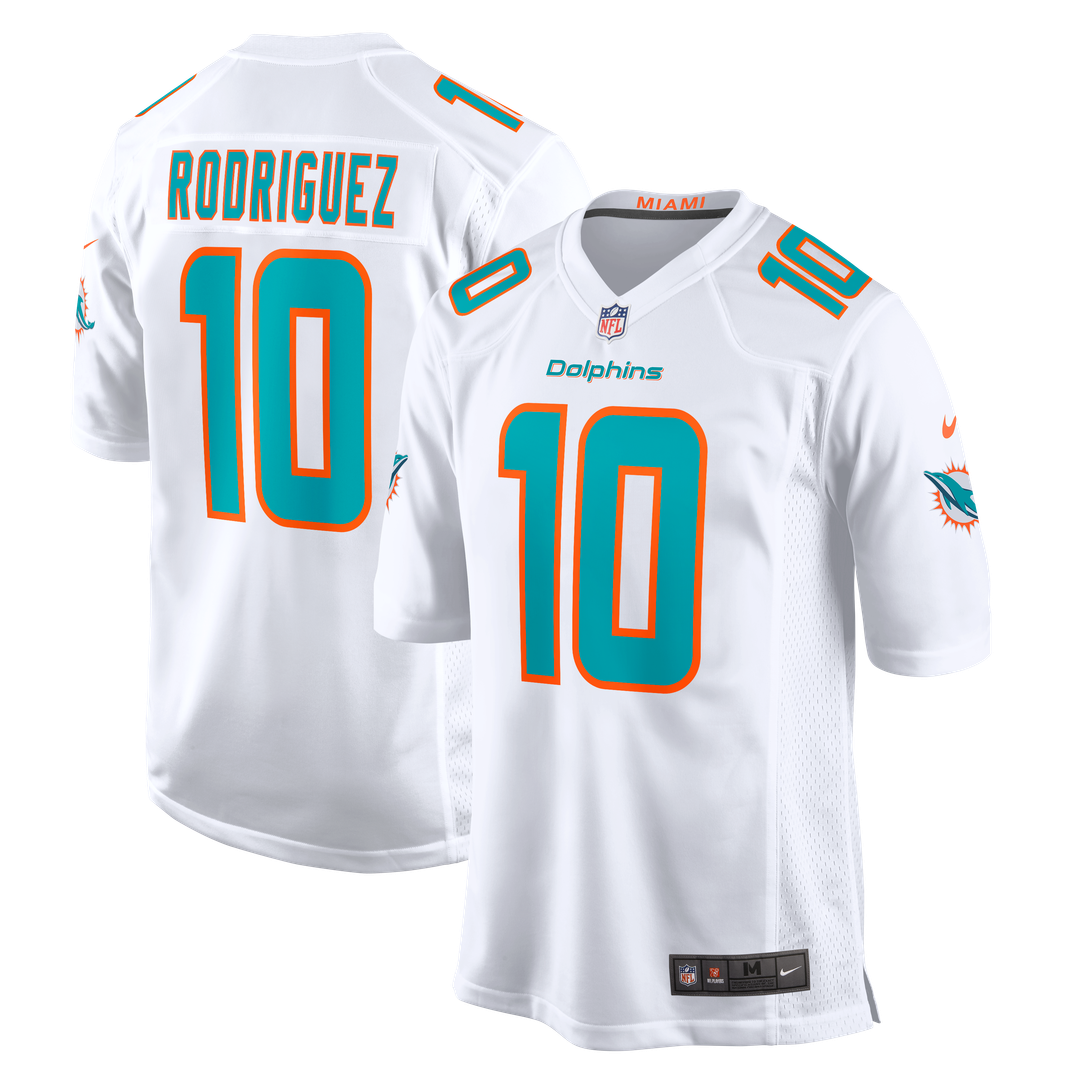 Jacob Rodriguez Miami Dolphins White Game Jersey