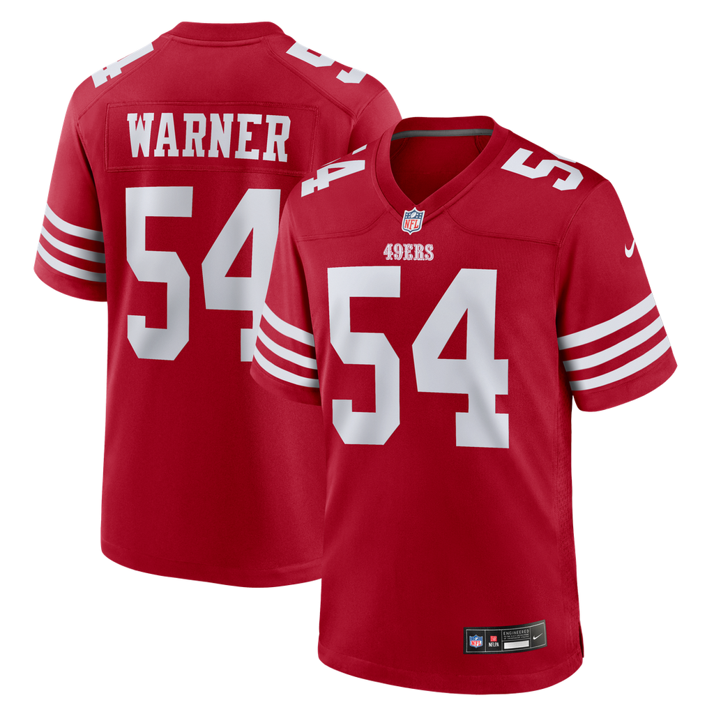 Fred Warner San Francisco 49ers Scarlet Player Game Jersey