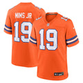 Marvin Mims Jr Denver Broncos Orange Mile High Collection 1977 Throwback Player Game Jersey