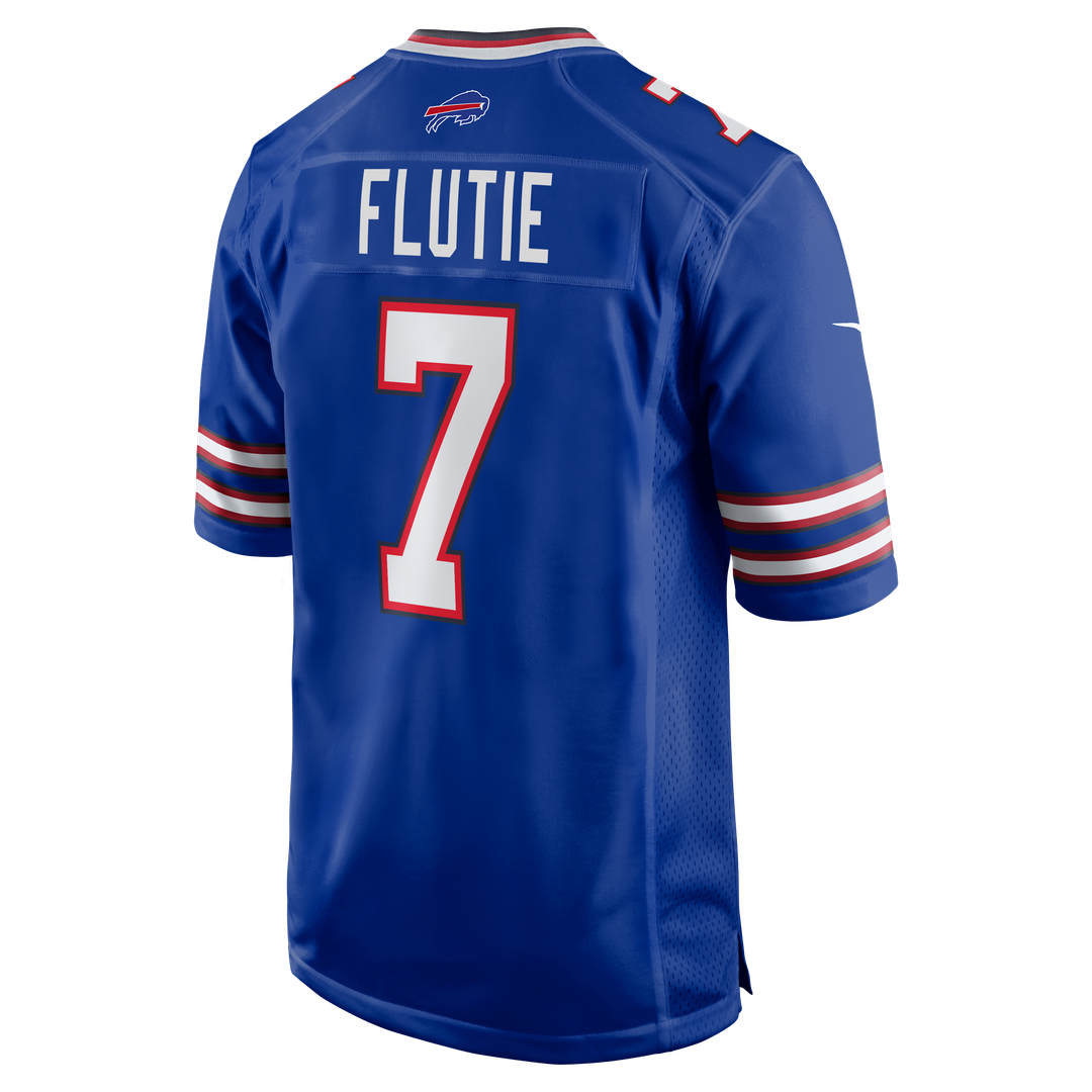Doug Flutie Buffalo Bills Royal Game Retired Player Jersey