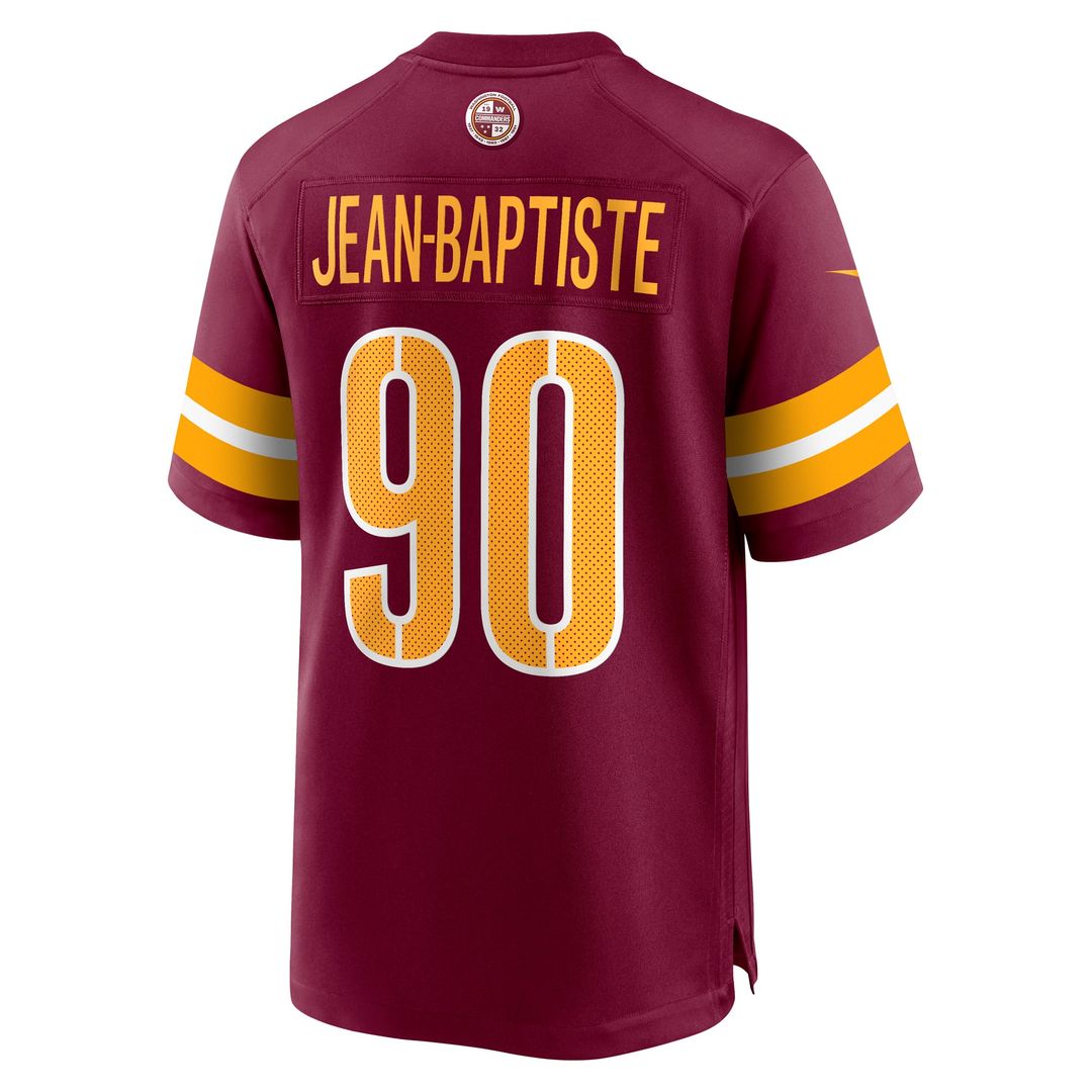 Javontae Jean-Baptiste Washington Commanders Burgundy Game Jersey