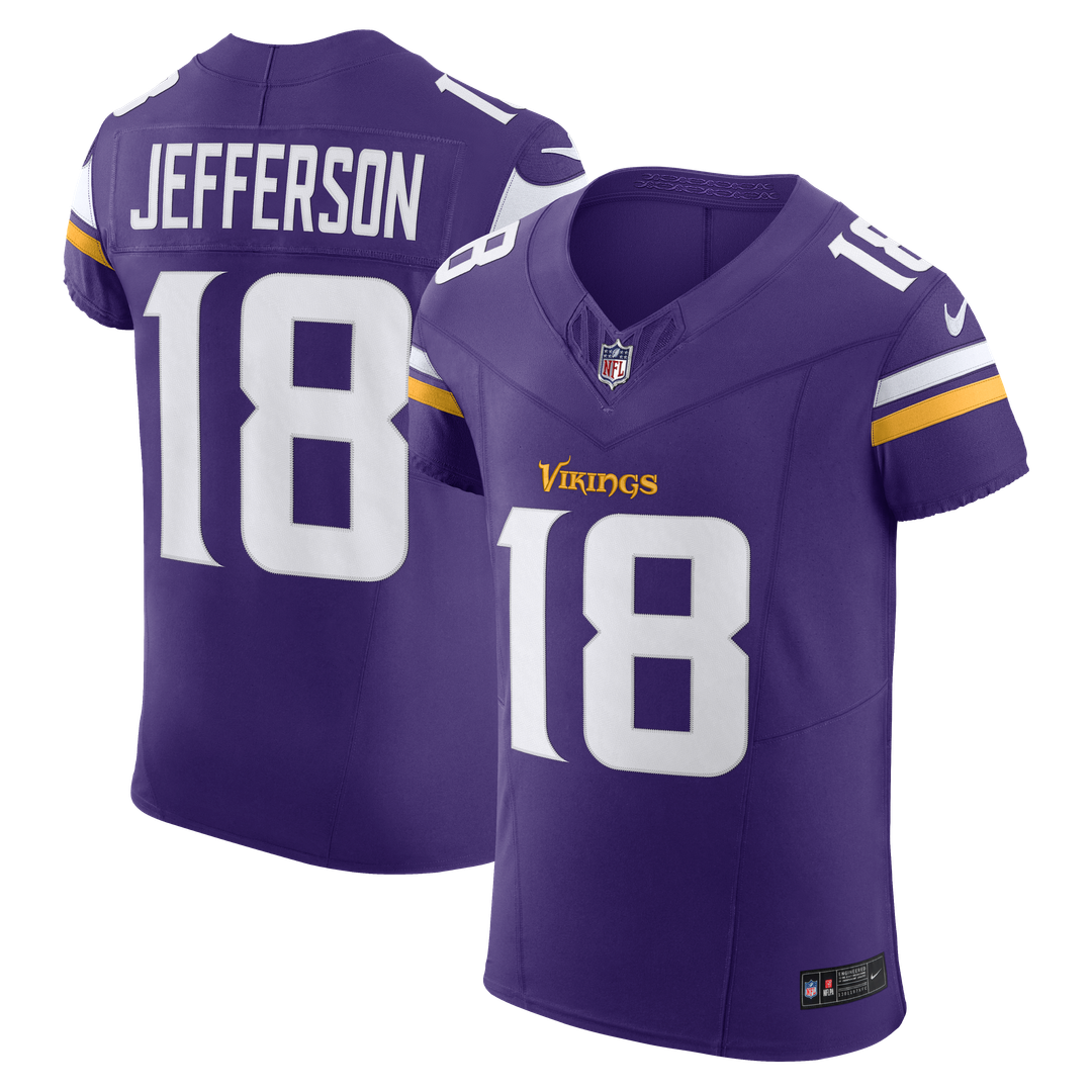 Justin Jefferson Minnesota Vikings Purple Team Vapor F.U.S.E. Elite Jersey