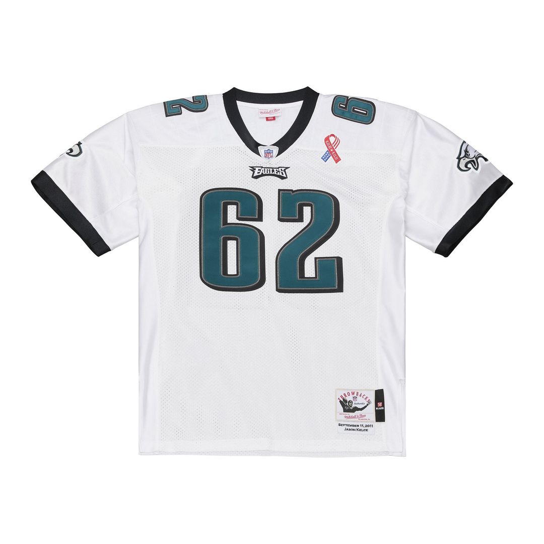 Jason Kelce Philadelphia Eagles White 2011 Authentic Throwback Jersey