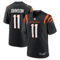 Josh Johnson Cincinnati Bengals Black Team Game Jersey