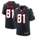 Jayden Higgins Houston Texans Navy Game Jersey