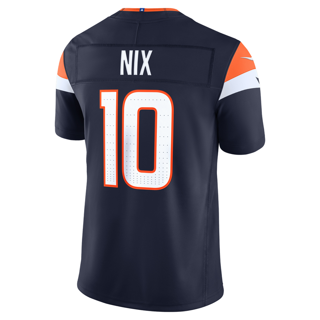 Bo Nix Denver Broncos Orange Alternate Mile High Collection 1977 Throwback Vapor F.U.S.E. Stitched Limited Jersey