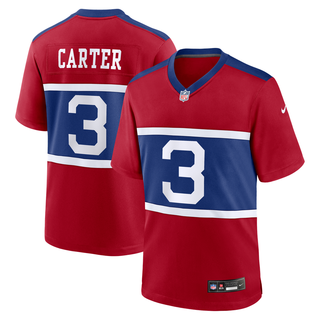 Abdul Carter New York Giants White Game Jersey