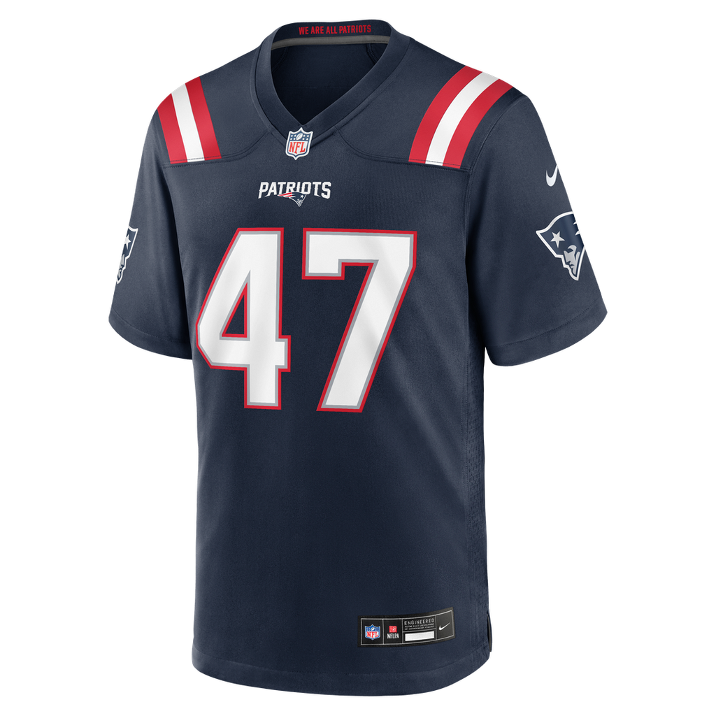 Julian Ashby New England Patriots Navy Team Game Jersey