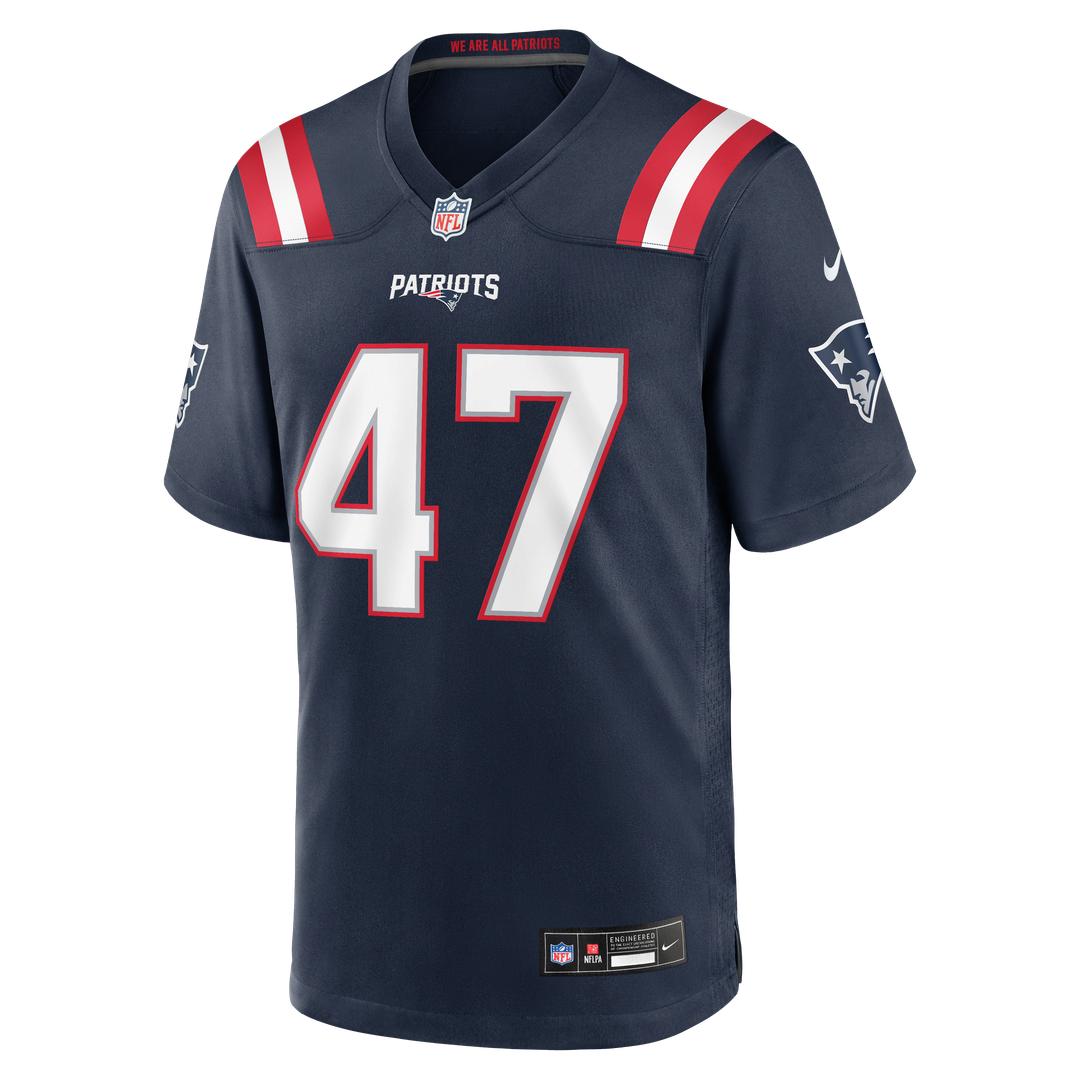 Julian Ashby New England Patriots Navy Team Game Jersey