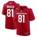 Travis Vokolek Arizona Cardinals Cardinal Team Game Jersey