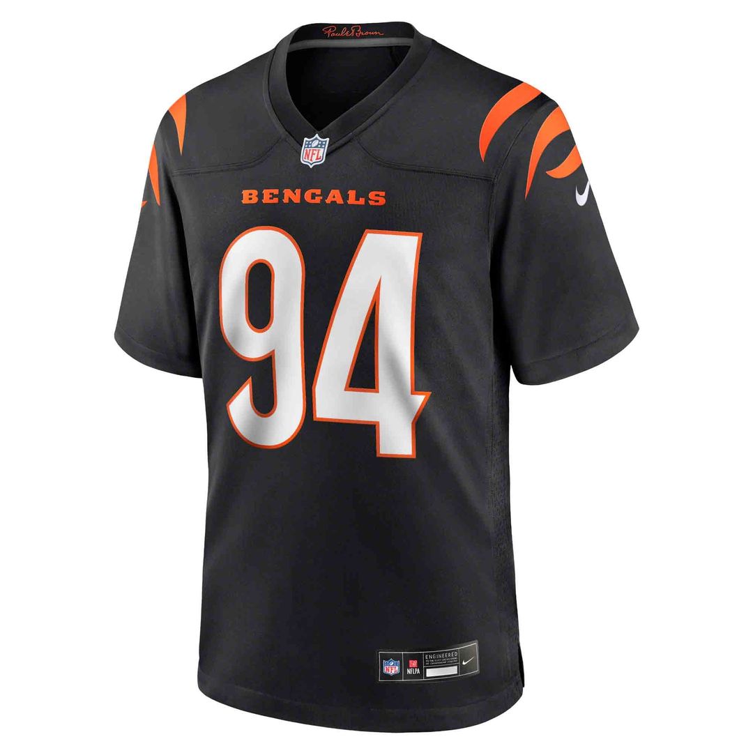 Sam Hubbard Cincinnati Bengals Black Player Game Jersey