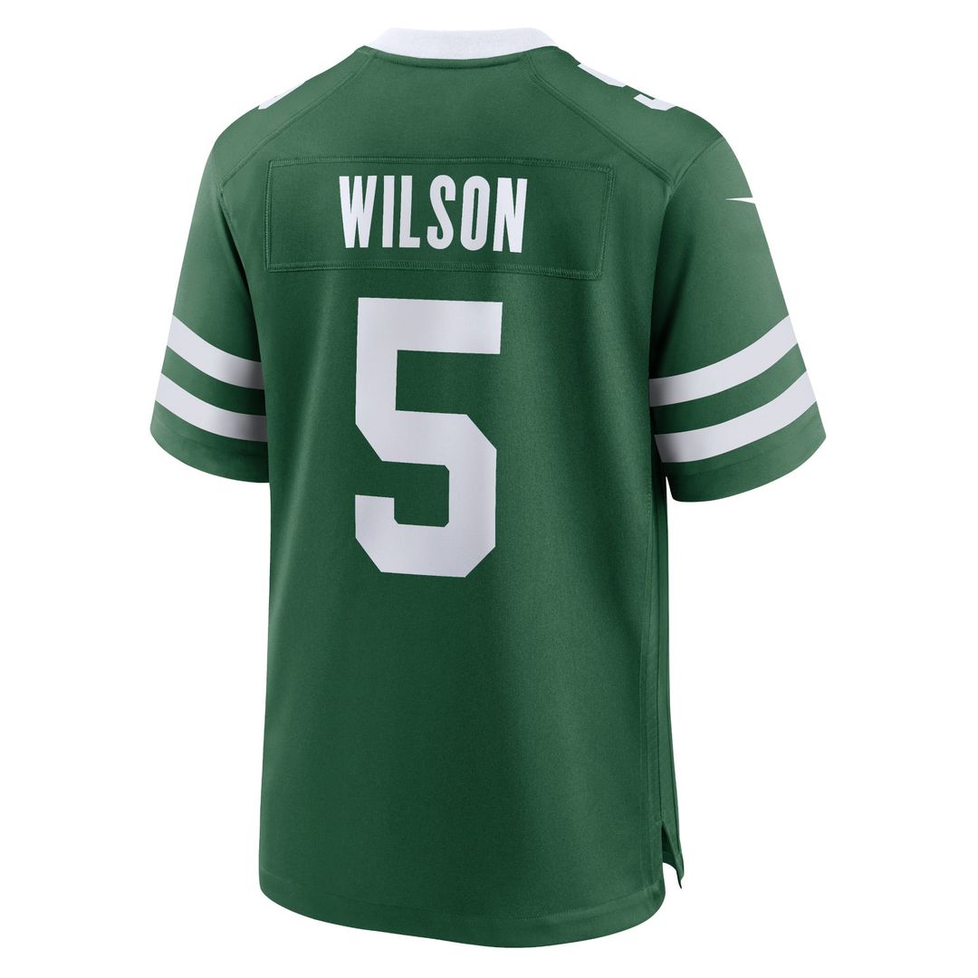 Garrett Wilson New York Jets Legacy Green Game Jersey
