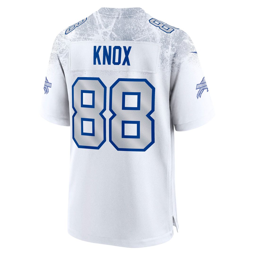 Dawson Knox Buffalo Bills White Rivalries Collection Game Jersey